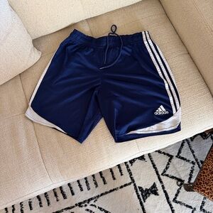 Adidas Men's Dark Blue Athletic Shorts